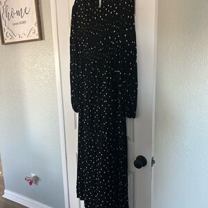 Black and White Polka Dot Dress